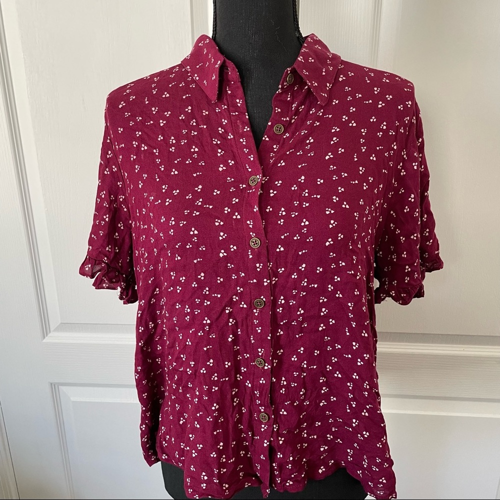 Nwt - Button Front Blouse By Jolt - image 1
